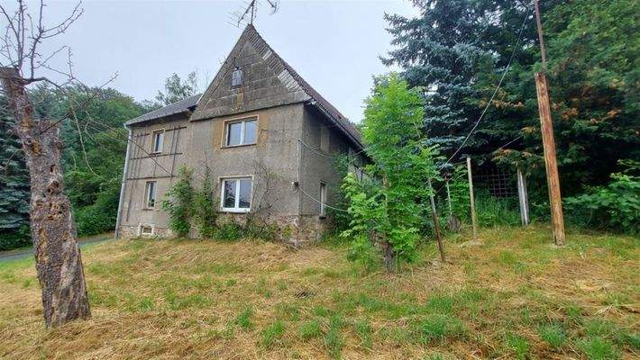 Rückseite des Hauses