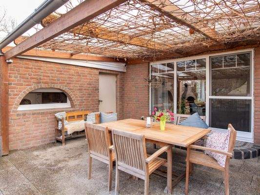 Blick auf die Terrasse