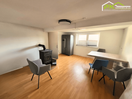 Wohnzimmer mit Kamin