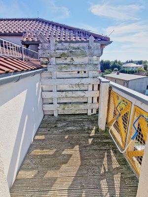 Balkon am Wohnzimmer