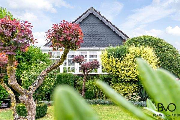 Hübsch angelegter Garten