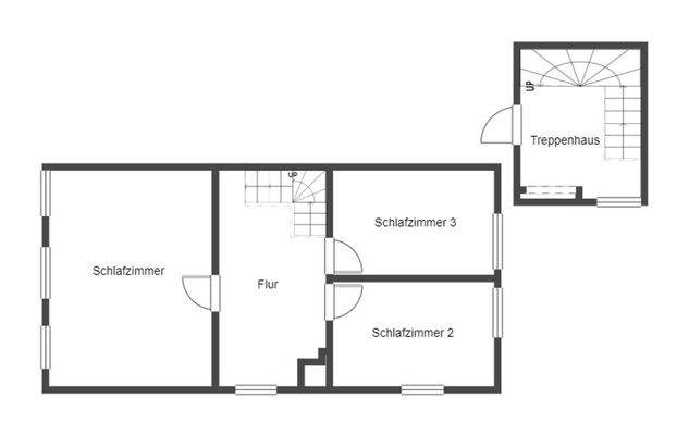Grundriss Skizze 1.OG