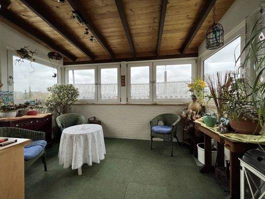 überdachte Terrasse