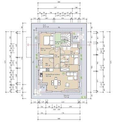 Grundriss Penthousewohnung