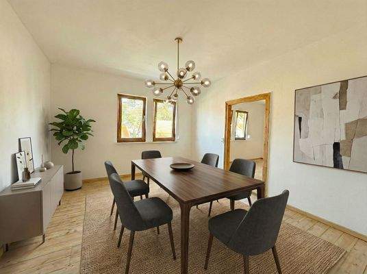 Einrichtungsbeispiel Esszimmer