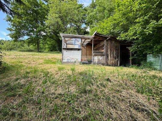 Unterstand für Gartengeräte