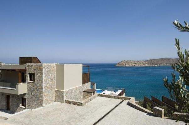 Kreta, Schisma Eloundas: Luxuriöse neue Villa mit Blick auf die Insel Spinalonga zu verkaufen