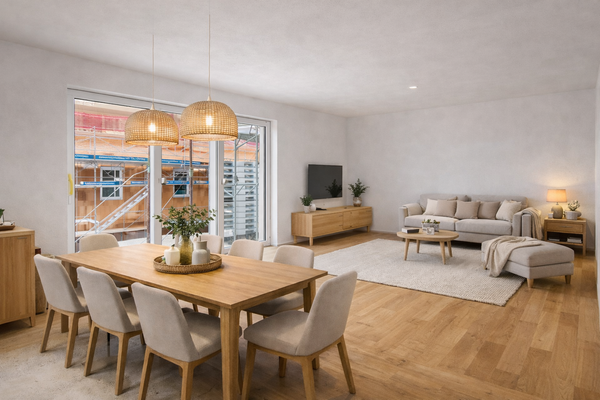 Küche Wohnzimmer Visualisierung