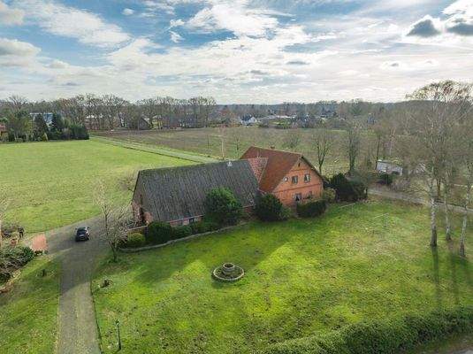 Hintergarten Luftbild