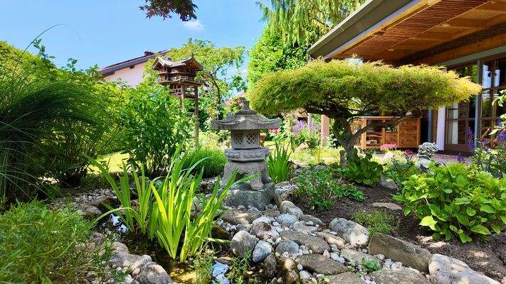 Traumhafter Gartenblick