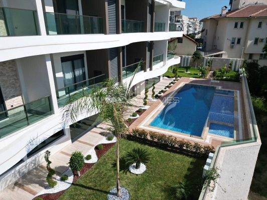 Scenic View Flats 700 M from the Sea in Alanya Avsallar