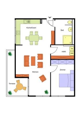 Grundriss Whg 13