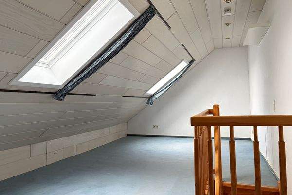 Potentielles Schlafzimmer mit Fußbodenheizung