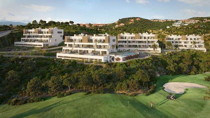 Scenic View Apartments in a Boutique Development in Mijas