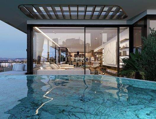 Apartments with Separate Jacuzzi and Bosphorus View in Beşiktaş