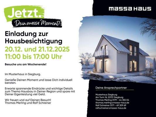 20.12 Nächestes Weihnachten feiert ihr im Traumhaus