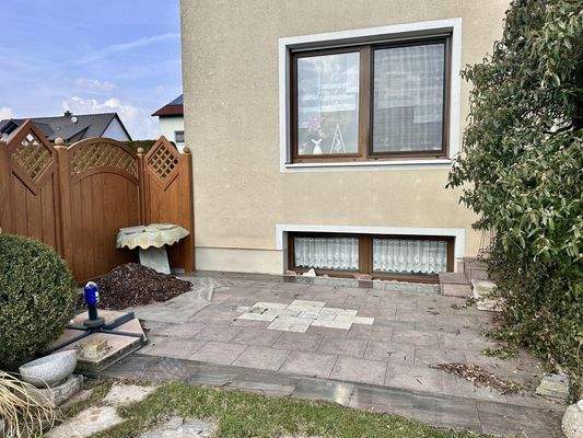 Terrasse im Erdgeschoss