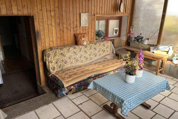 Überdachte Terrasse