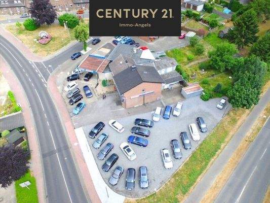 Luftaufnahme von dem Grundstück