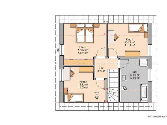 Grundriss Dachgeschoss