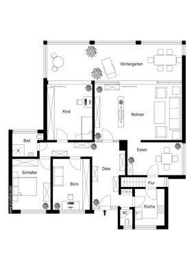 Grundriss Erdgeschoss