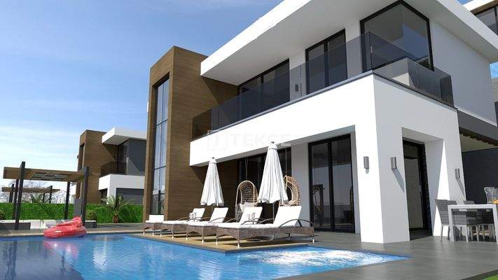 Stylish Sea View Villas with Pool in Alanya Kargıcak