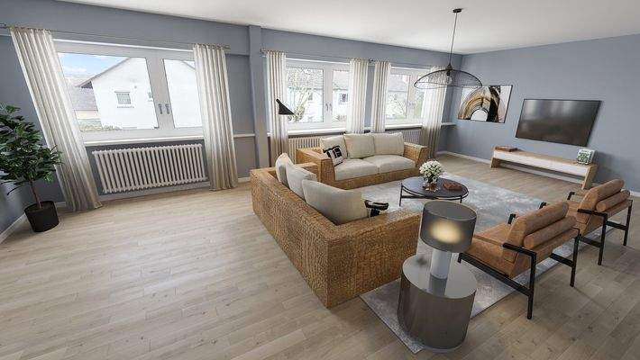 Wohnen OG - Einrichtungsbeispiel