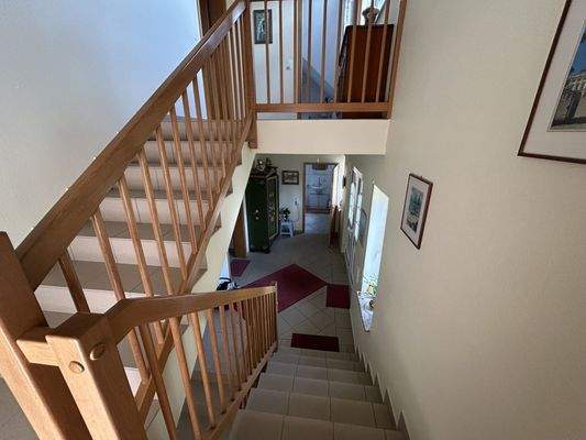 Treppenauf- und -abgang