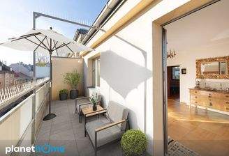Terrasse Wohnzimmer Staging