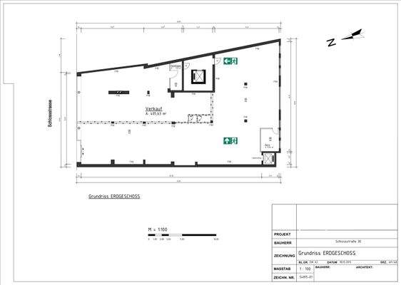 Grundriss Verkaufsfläche