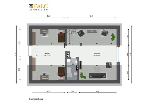 Grundriss Dachgeschoss
