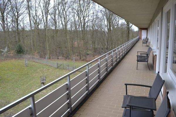 Balkon mit Südausrichtung