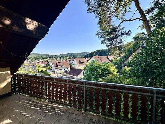 Balkon im Dachgeschoss