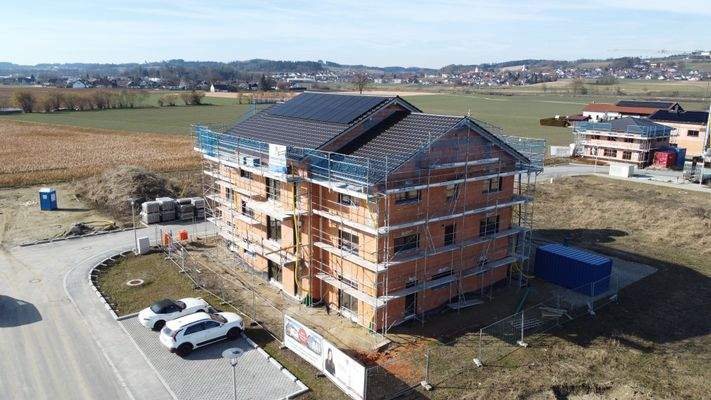 Außenansicht aktueller  Baufortschritt