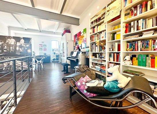 Arbeitsbereich im Obergeschoss