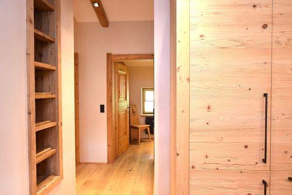 Zugang zu den Schlafzimmern