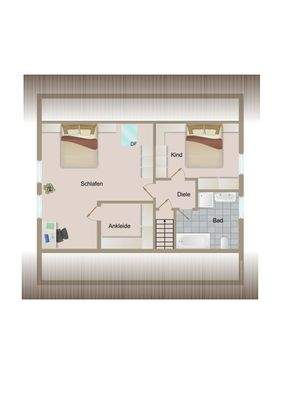 Grundriss Dachgeschoss