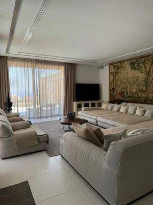 Kreta, Plaka Elounda: Luxuriöse Villa mit 6 Schlafzimmern und Blick auf die Insel Spinalonga