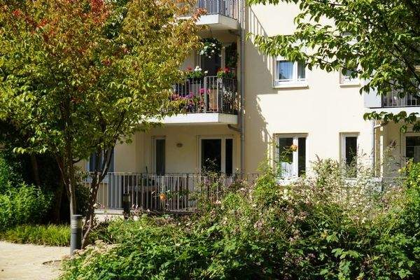 die 3-Zi-Wohnung im Erdgeschoss