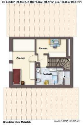 Grundriss DG ohne Maßstab