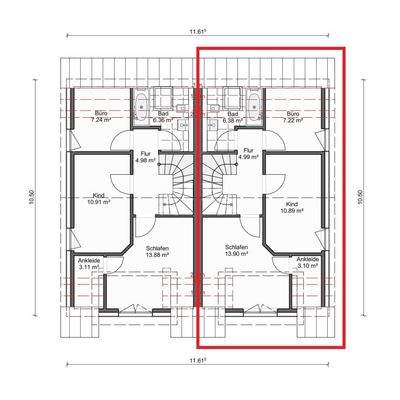 Grundriss Dachgeschoss