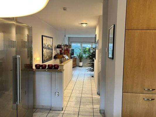 Blick ins Wohnzimmer