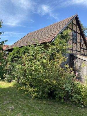 Scheune vom Garten aus