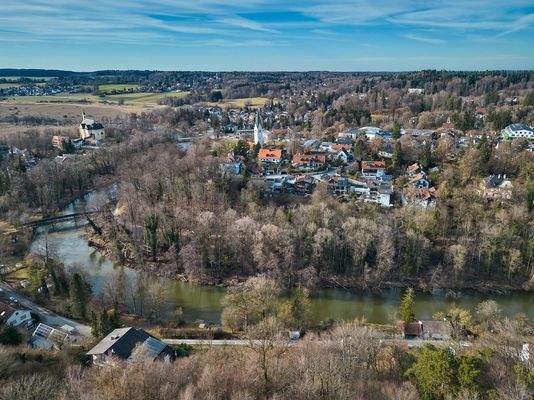 Vogelperspektive der Umgebung