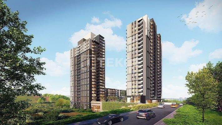 Apartments in the Project with Shopping Center on Eskisehir Road