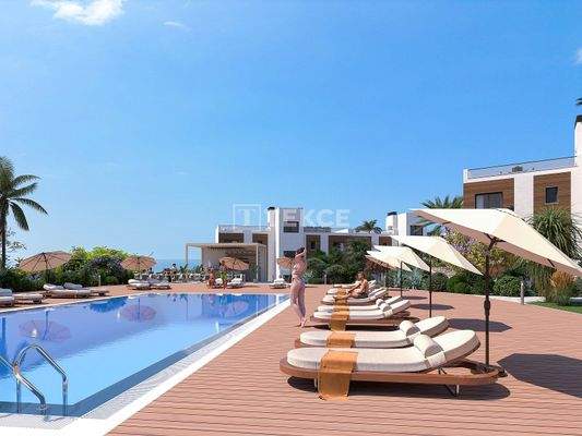 Seaview Apartments Close to Golf Courses in Girne Karaağaç