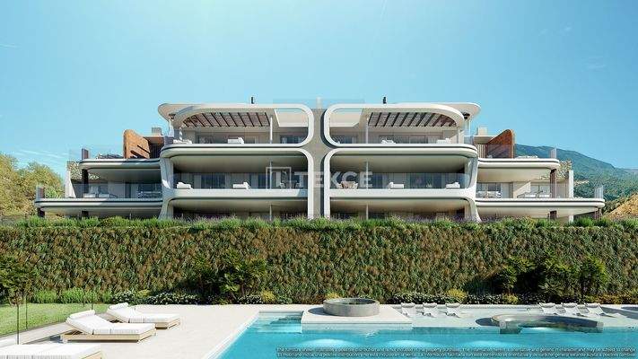 Lake View Apartments in Country Club in Benahavis Malaga