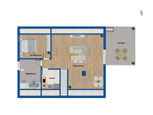 Grundriss Dachgeschoss