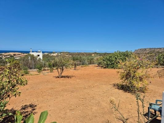 Kreta - Baugrundstück mit Baugenehmigung und Meerblick in Sisi zu verkaufen