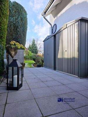 Terrasse Küchenseite